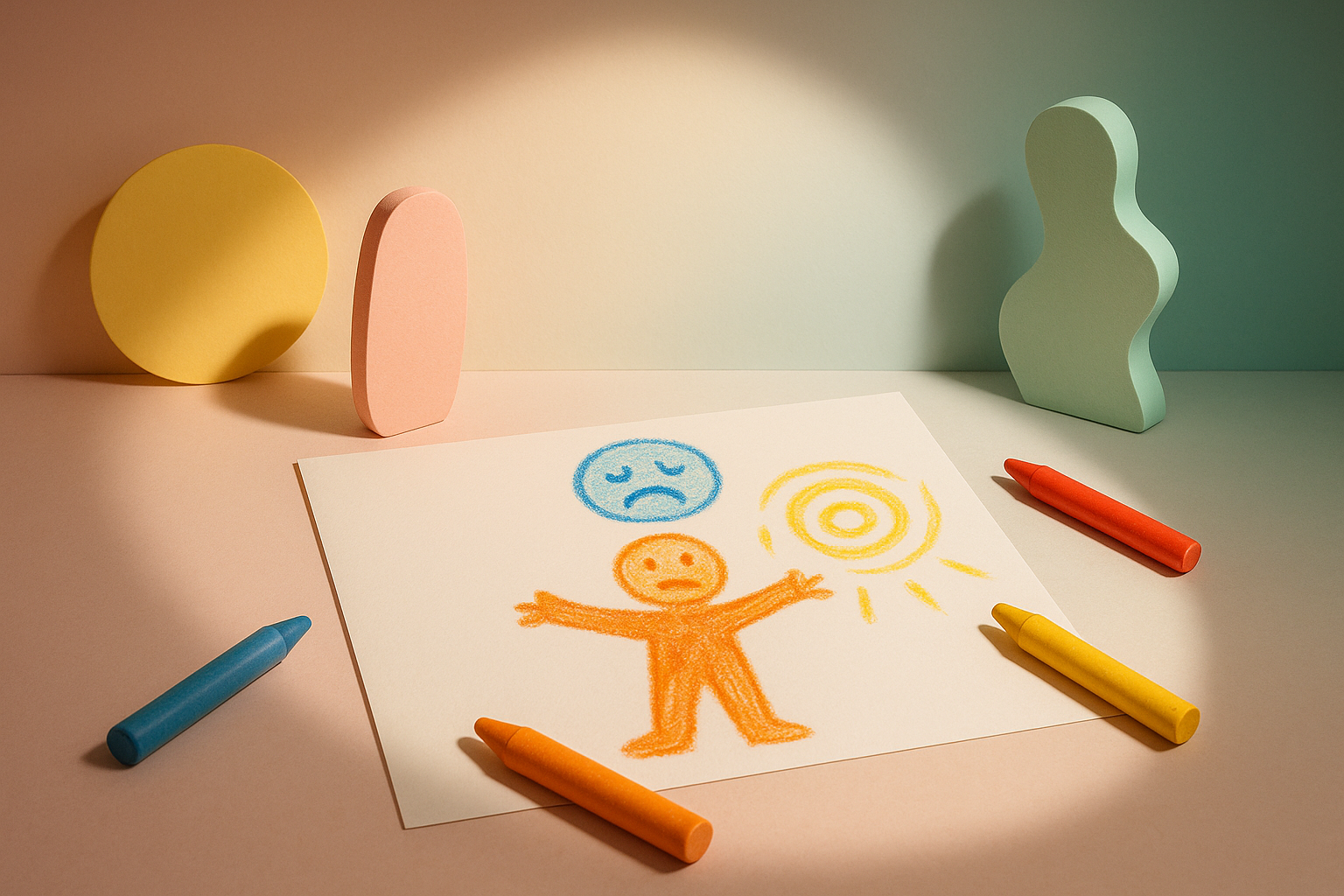 Kā mākslas nodarbības palīdz bērniem izprast emocijas